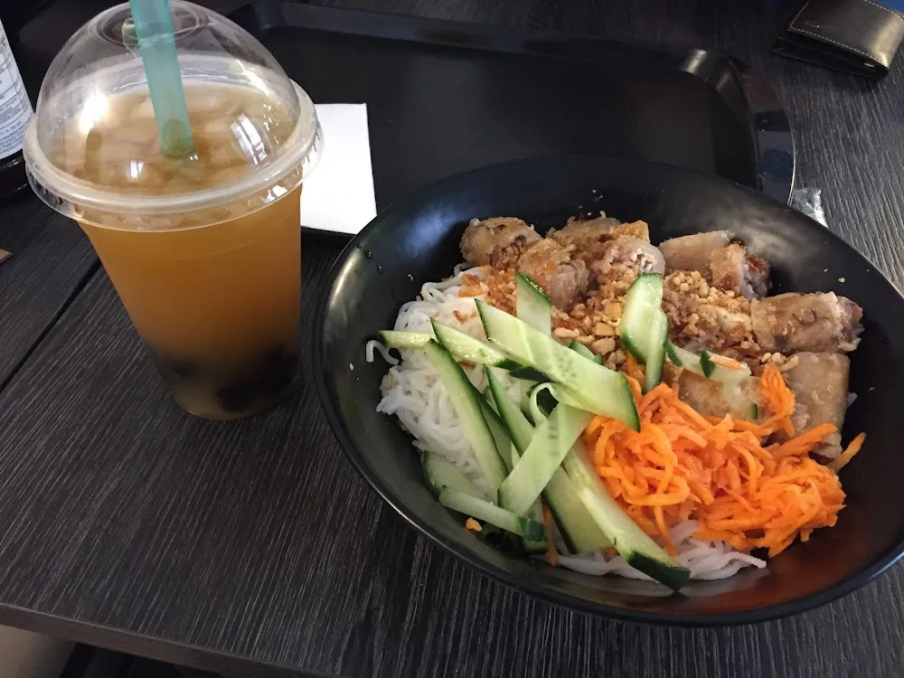 Bubble Tea and Bun Cha